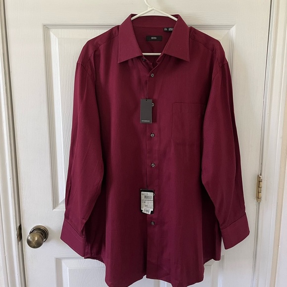 Nordstrom Other - Hugo Boss Men's Burgundy Dress Shirt